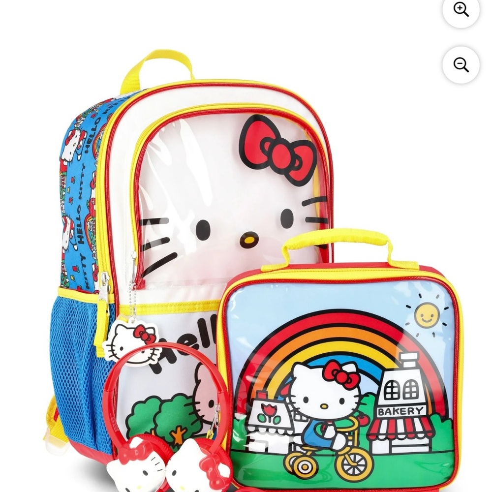 Hello Kitty Backpack and Lunchbox Set